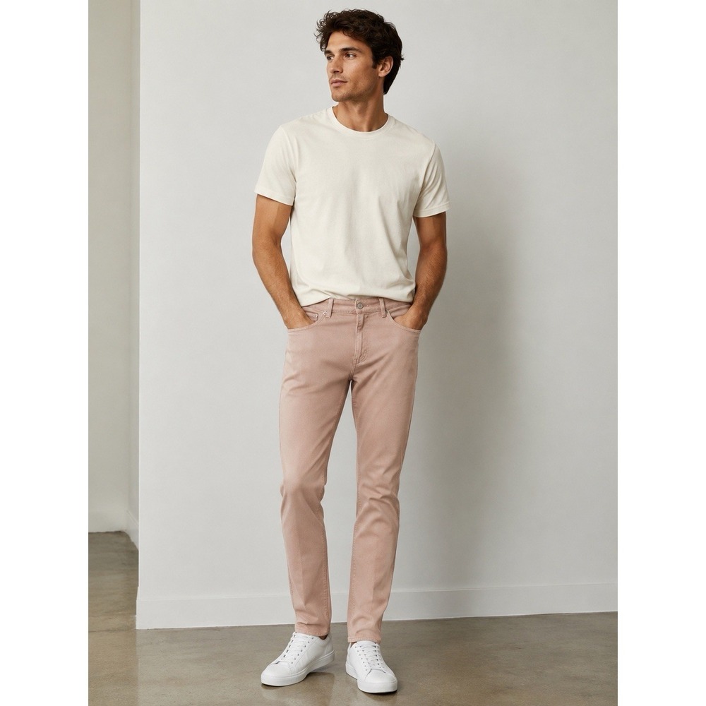 DL1961 Russell Slim Straight Men's Size 38 Rose Dust Pink Stretch Denim NWT